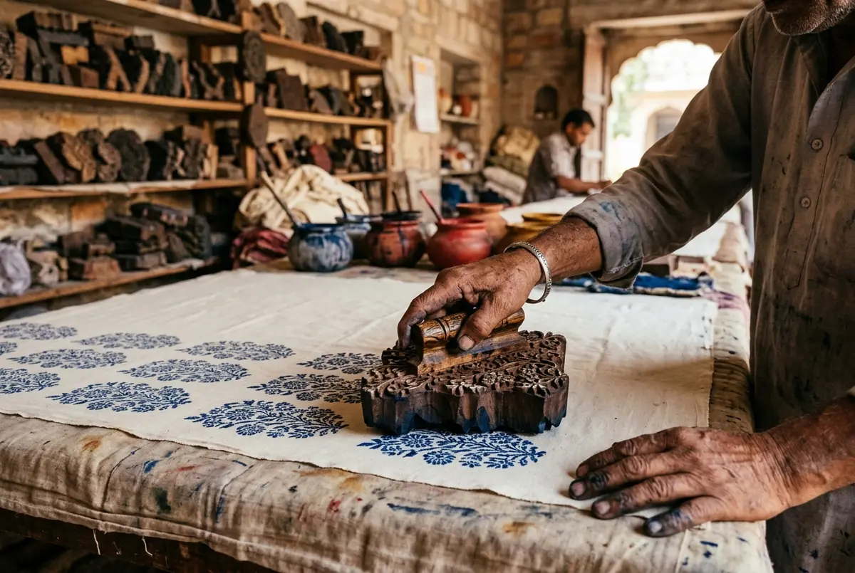 Hand-Block Printing Workshop