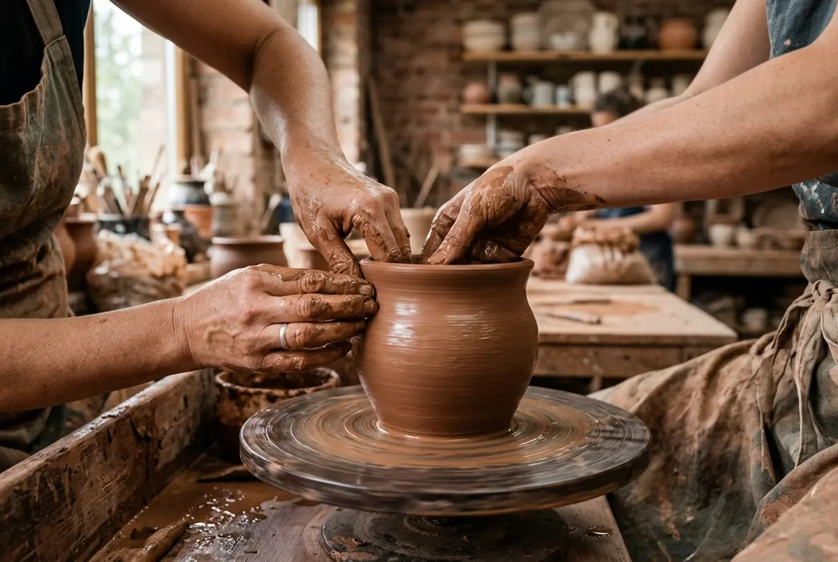Hands-on Clay Pottery Making